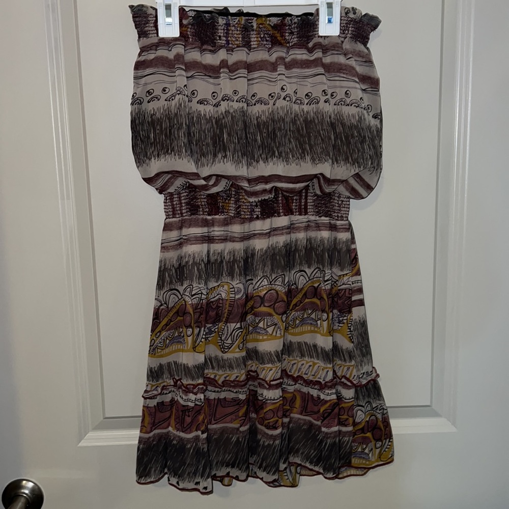 • hello miss • Boho Strapless Dress - Picture 6 of 11